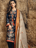 Sobia Nazir Autumn Winter Unstitched Embroidered 3Pc Suit D-01A