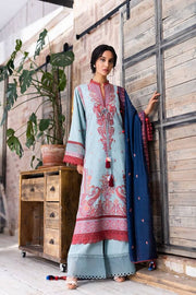 Sobia Nazir Autumn Winter'21 Unstitched 3pc Embroidered Suit AW21-6B - FaisalFabrics.pk