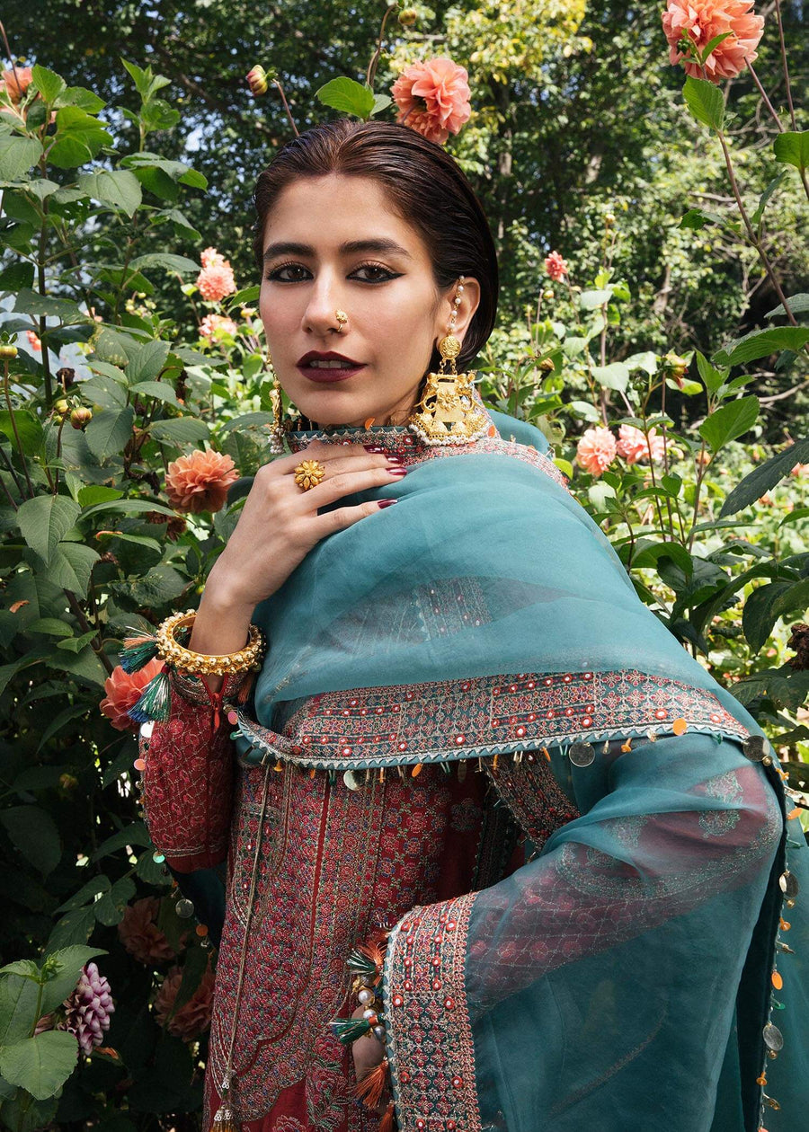 Hussain Rehar Karandi Autumn Winter Unstitched 3Pc Suit - Sonth
