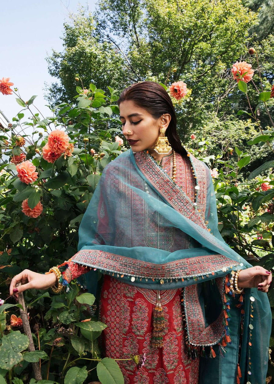 Hussain Rehar Karandi Autumn Winter Unstitched 3Pc Suit - Sonth