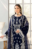 Asimah Khan Makhmal Festive Unstitched Velvet 3Pc Suit - TANZANITE