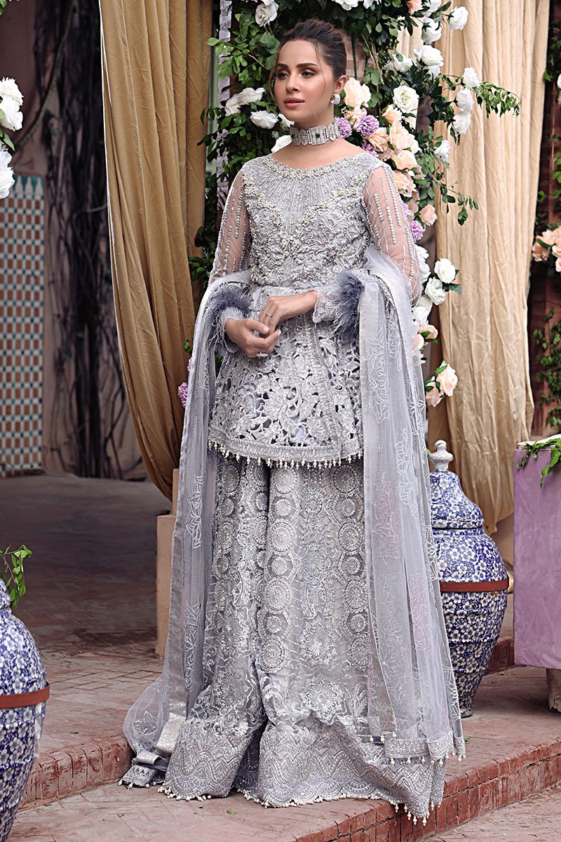 Mushq Trousseau De Luxe Dhee Rani Unstitched Wedding Wear TDL21-01 AMAL - FaisalFabrics.pk