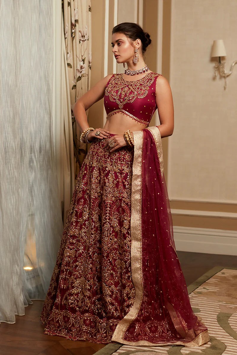 MUSHQ Amour Trousseau De Luxe Wedding Unstitched Suit TDL23-06 RUBY