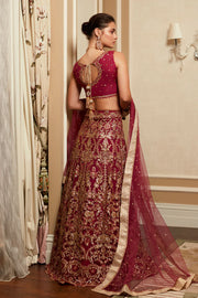 MUSHQ Amour Trousseau De Luxe Wedding Unstitched Suit TDL23-06 RUBY