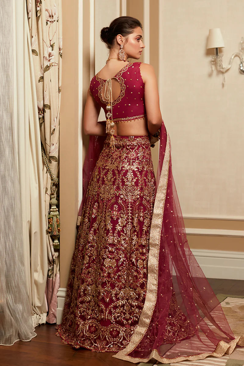 MUSHQ Amour Trousseau De Luxe Wedding Unstitched Suit TDL23-06 RUBY