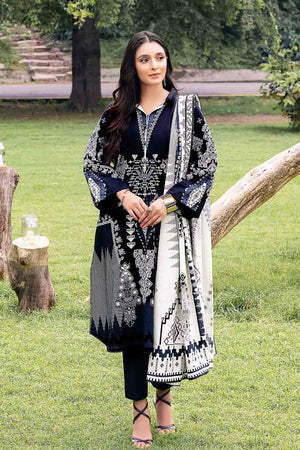 Gul Ahmed Winter Khaddar Unstitched Printed 2Pc Suit TK-22004