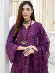 Tehzeeb by Riaz Arts Unstitched Embroidered Swiss Voil 3Pc Suit TL-02