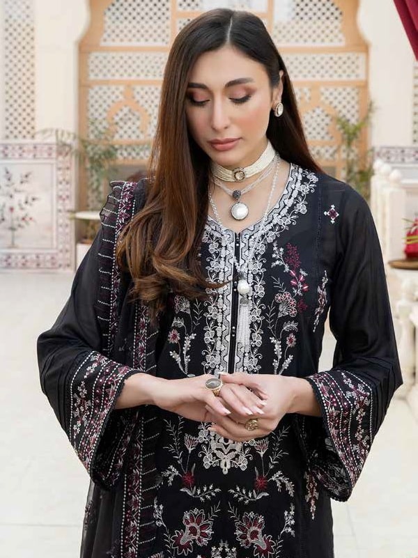 Tehzeeb by Riaz Arts Unstitched Embroidered Swiss Voil 3Pc Suit TL-05