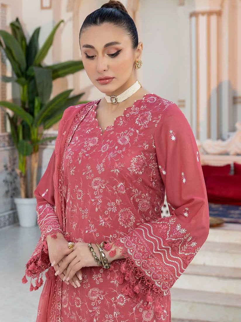 Tehzeeb by Riaz Arts Unstitched Embroidered Swiss Voil 3Pc Suit TL-06