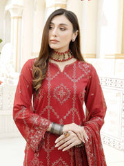 Tehzeeb by Riaz Arts Unstitched Embroidered Swiss Voil 3Pc Suit TL-08