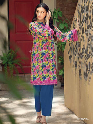 Gul Ahmed Essential Printed Lawn 2Pc Suit TL-12002A - FaisalFabrics.pk