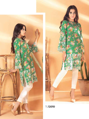 Gul Ahmed Essential Embroidered Lawn 2Pc Suit TL-12010 - FaisalFabrics.pk