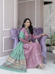 Tehzeeb by Riaz Arts Embroidered Lawn Unstitched 3 Piece Suit TL-20