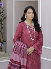 Tehzeeb by Riaz Arts Embroidered Lawn Unstitched 3 Piece Suit TL-23