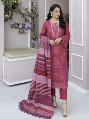 Tehzeeb by Riaz Arts Embroidered Lawn Unstitched 3 Piece Suit TL-23