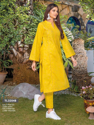 GulAhmed Summer Essential Lawn Unstitched Printed 2Pc Suit TL-32048