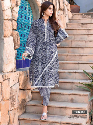 GulAhmed Summer Essential Lawn Unstitched Printed 2Pc Suit TL-32053