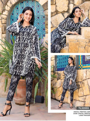 GulAhmed Summer Essential Lawn Unstitched Printed 2Pc Suit TL-32055