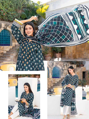 GulAhmed Summer Essential Lawn Unstitched Printed 2Pc Suit TL-32059B