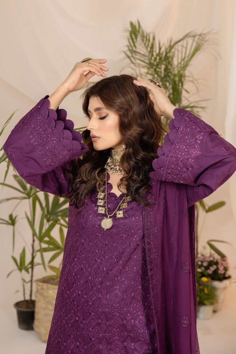 Tehzeeb by Riaz Arts Vol-05 Embroidered Lawn Unstitched 3Pc Suit TL-33