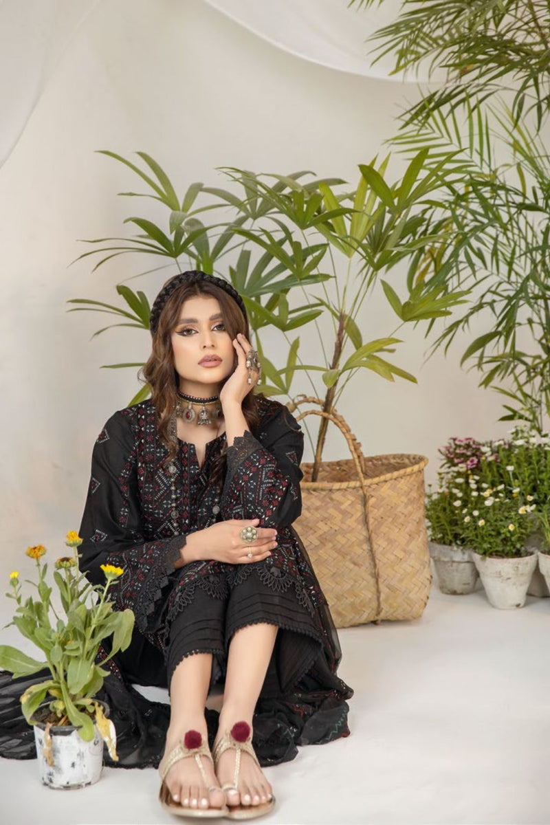 Tehzeeb by Riaz Arts Vol-05 Embroidered Lawn Unstitched 3Pc Suit TL-36