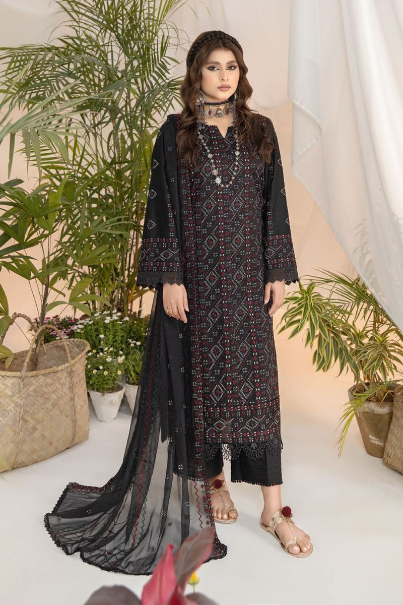 Tehzeeb by Riaz Arts Vol-05 Embroidered Lawn Unstitched 3Pc Suit TL-36