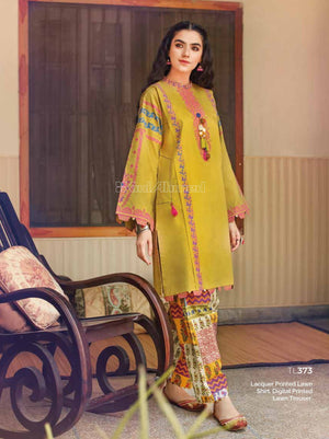 Gul Ahmed Essential Printed Lawn 2Pc Suit TL-373 - FaisalFabrics.pk