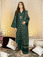 Tehzeeb by Riaz Arts Unstitchedd Velvet Jacquard 3Pc Suit TL-42