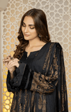 Tehzeeb by Riaz Arts Unstitchedd Velvet Jacquard 3Pc Suit TL-45