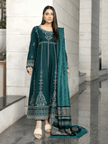 Tehzeeb by Riaz Arts Embroidered Suit With Velvet Shawl TL-70