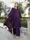 Tehzeeb by Riaz Arts Embroidered Suit With Velvet Shawl TL-71