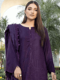 Tehzeeb by Riaz Arts Embroidered Suit With Velvet Shawl TL-71-1