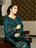 Tehzeeb by Riaz Arts Embroidered Suit With Velvet Shawl TL-78-3