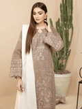 Tehzeeb by Riaz Arts khaddar with Jacquard Shawl 3Pc Suit TL-149-2