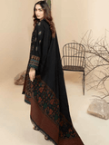 Tehzeeb by Riaz Arts khaddar with Jacquard Shawl 3Pc Suit TL-150-1