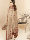 Tehzeeb by Riaz Arts khaddar with Jacquard Shawl 3Pc Suit TL-152-1