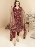 Tehzeeb by Riaz Arts khaddar with Jacquard Shawl 3Pc Suit TL-152