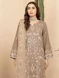 Tehzeeb by Riaz Arts khaddar with Jacquard Shawl 3Pc Suit TL-155-2