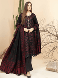 Tehzeeb by Riaz Arts khaddar with Jacquard Shawl 3Pc Suit TL-156