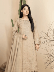 Tehzeeb by Riaz Arts khaddar with Jacquard Shawl 3Pc Suit TL-157-3