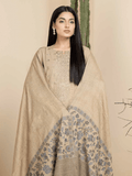 Tehzeeb by Riaz Arts khaddar with Jacquard Shawl 3Pc Suit TL-157-4