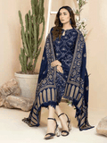 Tehzeeb by Riaz Arts khaddar with Jacquard Shawl 3Pc Suit TL-158-1