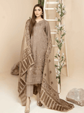 Tehzeeb by Riaz Arts khaddar with Jacquard Shawl 3Pc Suit TL-159