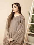 Tehzeeb by Riaz Arts khaddar with Jacquard Shawl 3Pc Suit TL-159-1