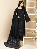 Tehzeeb by Riaz Arts khaddar with Jacquard Shawl 3Pc Suit TL-160