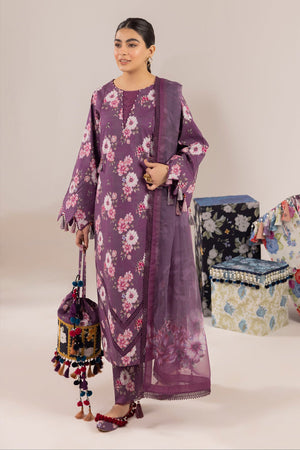 Sheen by Alizeh Fashion Printed Lawn Unstitched 3Pc Suit - TULIPA