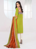 LimeLight Winter Unstitched Printed Khaddar 2Pc Suit U1415 Green
