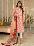 LimeLight Eid Vol-2 Unstitched Lawn 2 Piece Printed Suit U1522 Peach - FaisalFabrics.pk