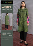 Limelight Winter Unstitched Printed Khaddar Shirt U2047 Parrot Green