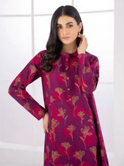 LimeLight Winter Unstitched Printed Khaddar 1Pc Shirt U2049 Magenta